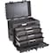 Gray Tools Mobile Tool Chest, Military Version, 4 Drawer, Black, Polymer, 15 in W x 23 in H 942004 - alternate 6